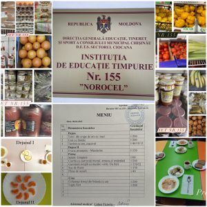 Monitorizarea procesului de alimentație al copiilor din instituție.